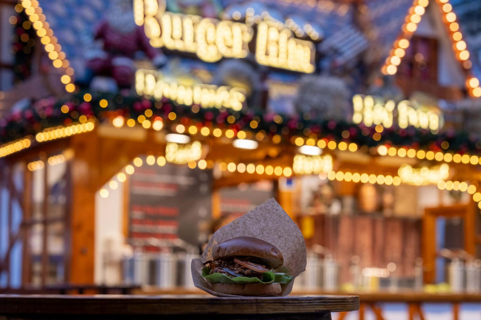Burger Alm Detailansicht Stand