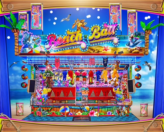 Beach Ball Kirmes Atmosphäre